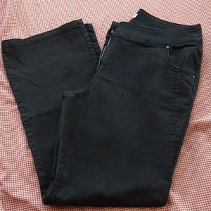 Christopher and banks women's 12 wide leg jeans